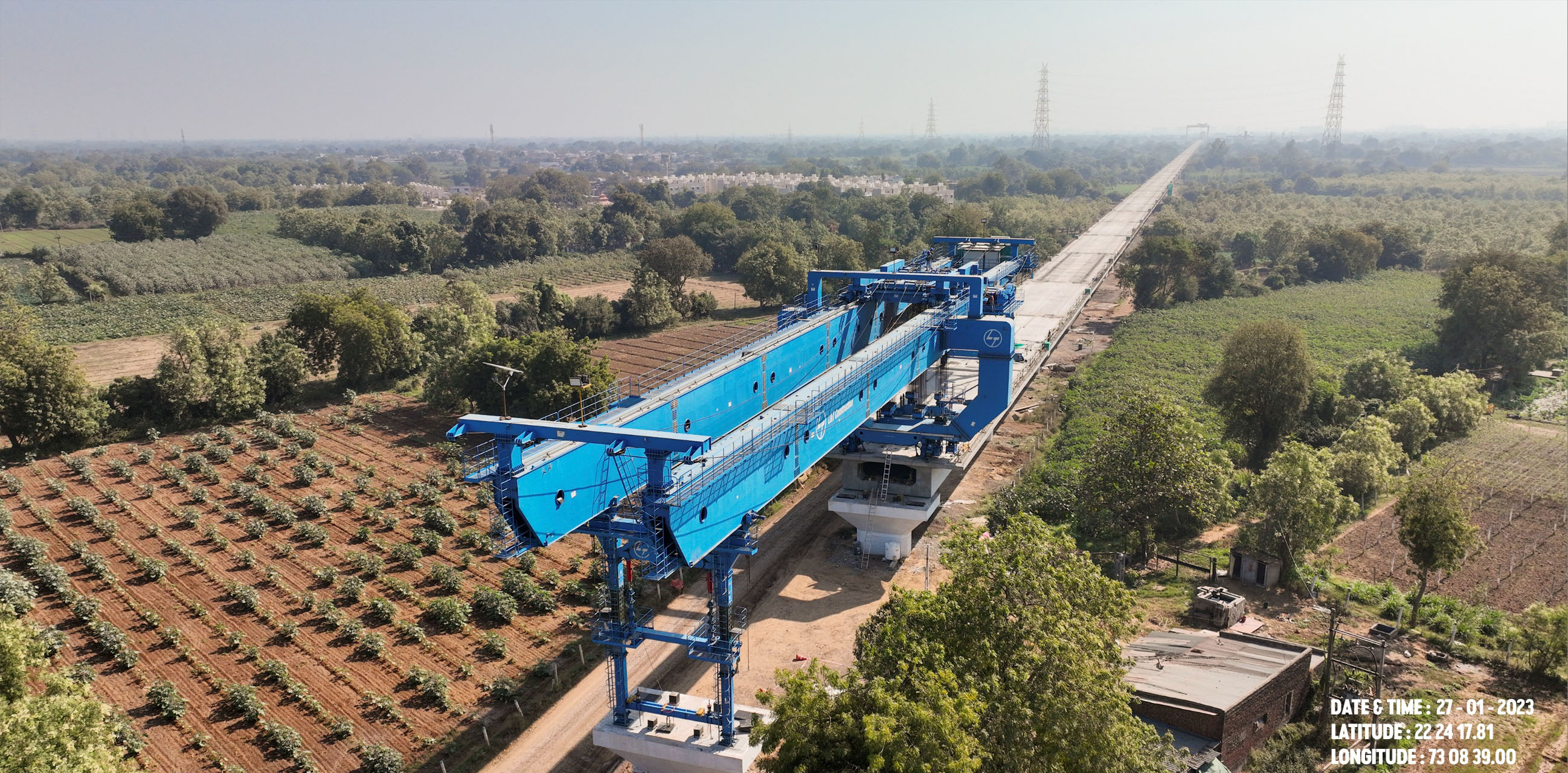 सुरत स्थानक, सुरत जिल्ह्यात काम प्रगतीत आहे, फेब्रुवारी 2023.